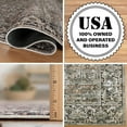 thumbnail image 4 of ReaLife Machine Washable Area Rug - Living Room Bedroom Bathroom Kitchen Entryway Office - Padded Low Pile Stain Resistant Premium - Boho Farmhouse Vintage - Lyle - Brown 7'6" x 9'6", 4 of 6