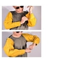 thumbnail image 5 of Manchon de Bras de Soudeur Professionnel 60cm Cuir de Vachette Fendu Protection Résistante aux Flammes, Facile à Utiliser, 5 of 5