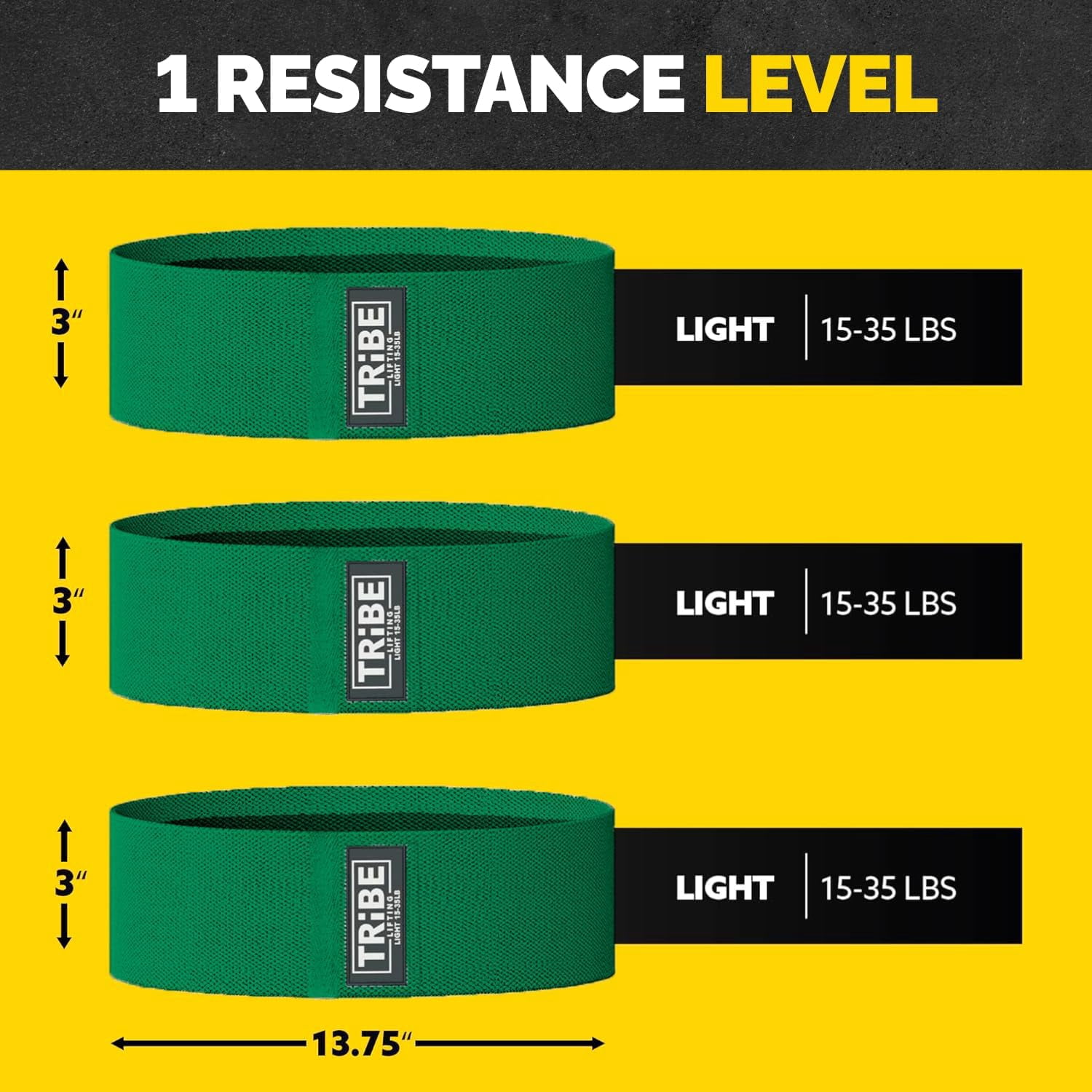 JJEAN-Resistance Bands for Working Out - 3 Pack Fabric Workout Bands for Women and Men - Booty Bands for Legs and Glute - Non Slip Exercise Bands Set for Squat Hip Thigh