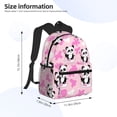 thumbnail image 2 of Honeii Funny Panda Draws A Heart Print School Backpack,Casual Lightweight Travel Rucksack Daypack,Backpacks for College High, 2 of 6