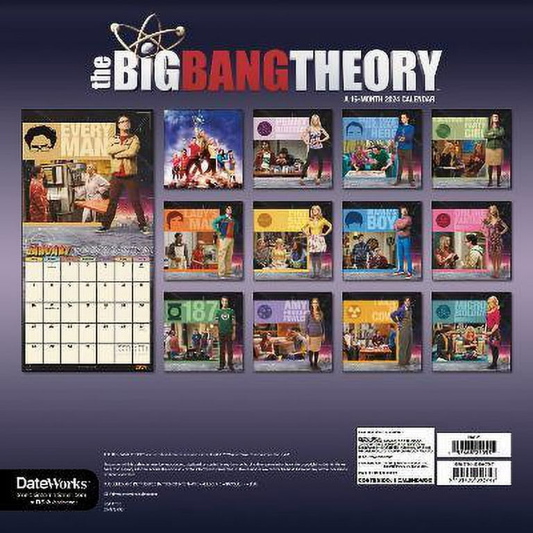 Trends International 2024 The Big Bang Theory Wall Calendar