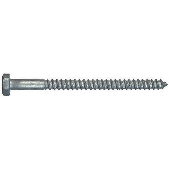 Hillman Hex Lag Screw - Galvanized Steel - 1/2 x 4 In.