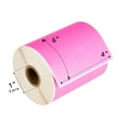 thumbnail image 5 of HOUSELABELS 4" x 6" Pink Shipping Labels on 1" Core Compatible With Zebra and Rollo Printers, 2 Rolls / 250 Labels per Roll, 5 of 8