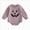Purple, variant on 12-18 Months Newborn Boy's Halloween Long Sleeved Triangle Hoodie With Pumpkin Print Coverall And Pajama Set Bodysuit Newborn Pajamas