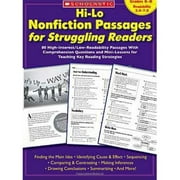 Scholastic Hi-Lo Nonfiction Passages for Struggling Readers, Grades 6 to 8