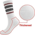 thumbnail image 3 of YooGuoGuo Striped Crew Socks Women - Retro Novelty Socks - Stretchy Casual Athletic Cotton Sock Size 5-11, 3 of 6