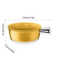 thumbnail image 3 of Cesta coladora de doble capa con orificios de drenaje | Enjuague y sirva frutas, verduras y hortalizas | Colador de cocina con mango ergonómico para lavar y escurrir, 3 of 6