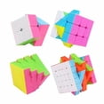 thumbnail image 1 of Speed Cube Bundle Afortunado 4 Cubos mágicos Sin pegatinas Sencillez, 1 of 3