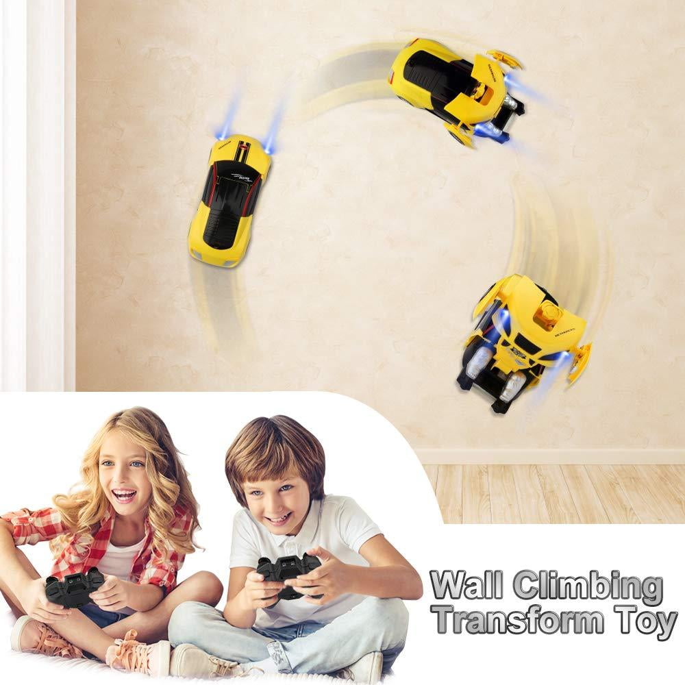 baztoy transform toy remote control car wall climbing