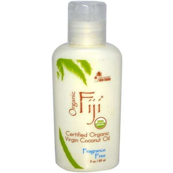 Organic Fiji 0719534 Virgin Coconut Oil Fragrance Free - 3 oz