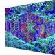 thumbnail image 4 of 150x130cm Tapiz Trippy espacial 3d, colcha psicodélica para colgar en la pared, decoración del hogar para habitación, 4 of 4