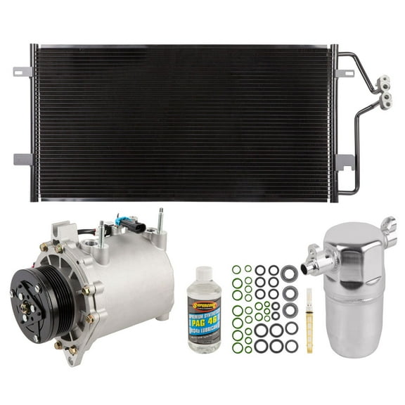 For Cadillac & Pontiac 4.6L V8 A/C Kit w/ AC Compressor Condenser & Drier - BuyAutoParts