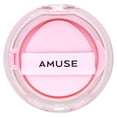 thumbnail image 4 of Amuse SEOUL DEW POWER VEGAN CUSHION 1.5 NATURAL PURE | clear beige | Dewy, glow, long-lasting, double coverage, bright finish, clean beauty, vegan, 4 of 4