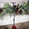 thumbnail image 7 of Village Lighting Mantle Garland and Stocking Hanger (3 Pack) (Black), 7 of 7