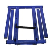 ProX T-LPS600BLUE Foldable and Portable DJ Laptop Stand W/Adjustable Shelf Blue
