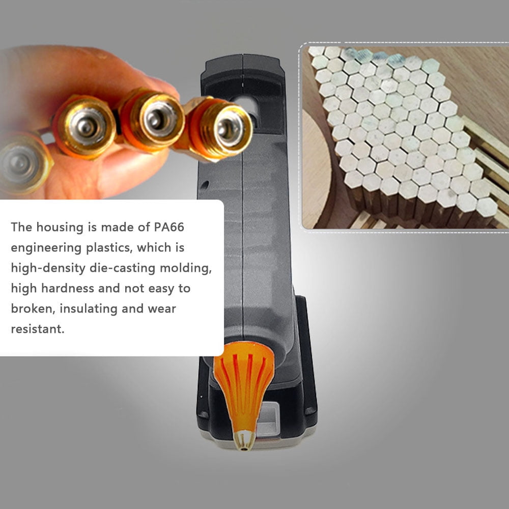 Tool Electric Hot Melt Glue Machine Portable Cordless Lithium Glue Extrusion Tool Applicator For Home DIY Arts Crafts  Adhesive Articles Quick Repairs Compatible With