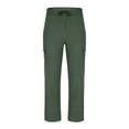 thumbnail image 6 of DPTALR George Men's Fashionable Solid Color Multi Pocket Workwear Drawstring Casual Pants,Army Green Big and Tall Men XL, 6 of 6