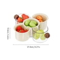 thumbnail image 3 of Viral Raya Bekas Kuih Raya 2026 Rotating Snack Box Aesthetic Candy Nut Tray Balang Kuih Living Room, 3 of 7