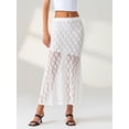 thumbnail image 5 of Michellecmm Women Lace Half Dress, Summer Spring Street Casual Party See Through Wrapped Long Skirt, 5 of 9