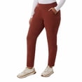 thumbnail image 4 of 32 Degrees Womens Pull On Pant Brown Sable Medium, 4 of 4