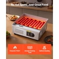 thumbnail image 3 of Plancha eléctrica VEVOR Commercial 45x30 cm 1750W 50-300°C, 3 of 9