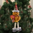 thumbnail image 1 of onlyliua Ofertas Del Día Adornos para Niños Adornos para Árbol de Navidad Colgantes para Colgar Adornos para Colgar En El Árbol de Navidad Papá Noel Muñeco de Nieve Reno Oso, 1 of 6