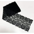 thumbnail image 5 of Jutemill Brand - 6" Black Lace Tulle Fabric Ribbon | Stretchy Material | Perfect for DIY Decoration and Craft, 5 of 6