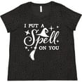 thumbnail image 3 of Inktastic I Put a Spell on You Halloween Magic Women's Plus Size T-Shirt, 3 of 5