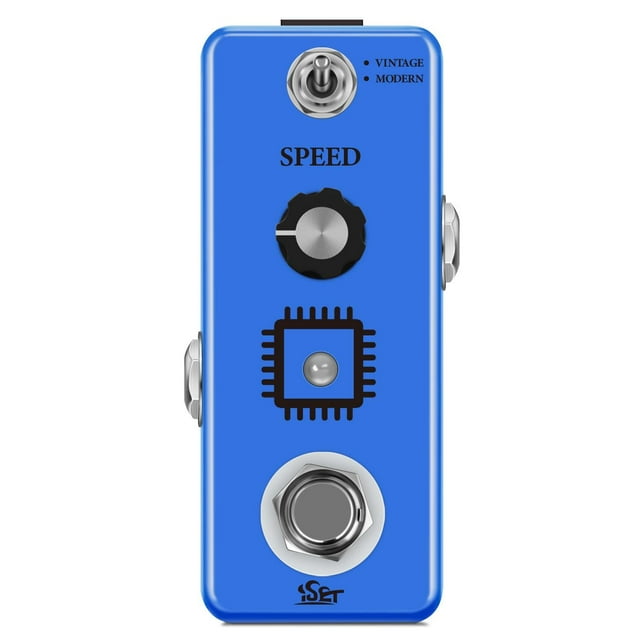 Pedal de Guitarra ISET Fase Analógica para Bajo Eléctrico Bypass Verdadero