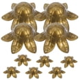 thumbnail image 1 of SKISUNO 10Pcs Golden Plastic Bead Caps for Wind Chime Making Lightweight Decorative Parts, 1 of 6