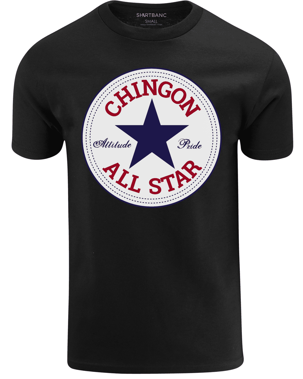 ShirtBANC Chingon Star Mens Circle Logo Attitude Shirt Bold Star Design Tee - Walmart.com