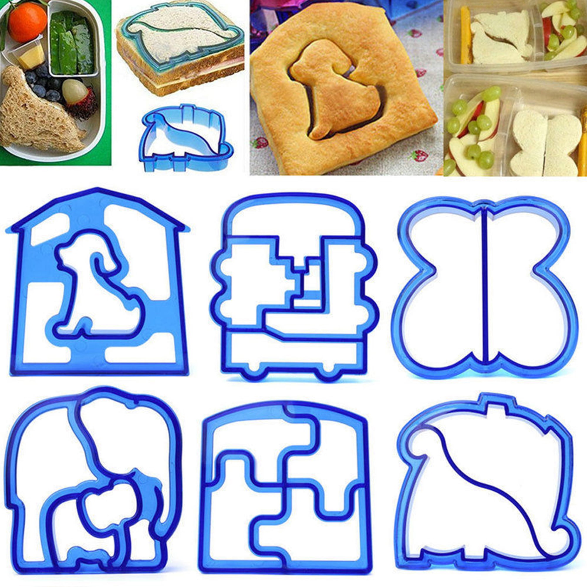 DIY Bread Cutter Mold Dinosaur Dog Butterfly Cake Toast Sandwich Backing Mould