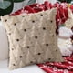 thumbnail image 4 of Fundas de Cojín con Diseño de Árbol de Navidad y Copos de Nieve | Funda de Cojín Suave de Poliéster | 45X45Cm | Color Khika | Decoración para Sala de Estar | 1 Unidad, 4 of 6