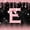 Black Pink E, variant on Manfei Kawaii Bow Personalized Initial A Black Out Curtains for Girls,Gradient Glitter Print Curtains Pack of 2 (42x63 Each) for Kids Teens,Ultra Soft Home Decor