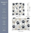 thumbnail image 2 of Yayeee Toggle Light Switch Wall Plate 3-Gang 6.37"x4.48" Decorative Outlet Cover, Black Cat Paw, 2 of 7