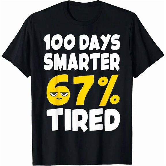 100th Day of School Shirt Kids 67 Boys 6-7 100 Days Smarter T-Shirt