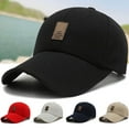 thumbnail image 2 of Men Baseball Cap Cotton Canvas Cap Sun Hat for Running Workouts and Outdoor Activities New, 2 of 10