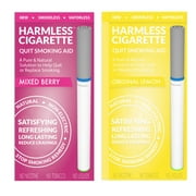 Harmless Cigarette,Mixed Berry & Original Lemon,Quit Smoking Aid,2pk