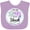 Lavender, variant on Inktastic Suicide Prevention- I Wear Teal and Purple for My Uncle Boys or Girls Baby Bib
