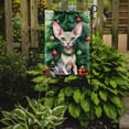 thumbnail image 2 of Carolines Treasures DAC7233GF 15.5 x 11.25 in. Minskin Cat by the Christmas Tree Garden Flag, 2 of 5