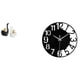 thumbnail image 1 of estatua de cisne,Estatuas y figuritas de cisne de cerámica modernas Esculturas,Reloj de pared grande,Reloj de pared acrílico silencioso moderno,Reloj de pared grande para, 1 of 8