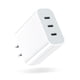 thumbnail image 1 of Cargador USB C Block Amoner PD 3.0 Power Delivery de 35 W y 3 puertos, 1 of 7