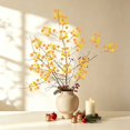 thumbnail image 6 of Artificial Yellow Branches Decorative Leaf Stems For Wedding Backdrop Vase Arrangement Fall Home Decor, 6 of 7