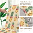 thumbnail image 5 of Yayeee 2 Pack Dining Chair Covers Stretch Parson Chairs Slipcovers Seat Protector, Sunshine Pineapples, 5 of 6