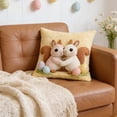 thumbnail image 4 of ddioayh Easter Theme Printed Cushion Covers Soft Breathable Fabric High Definition Printing 45x45cm with Concealed Zipper for Home Decor Sofa Bedroom Office Holiday Gift, 4 of 7