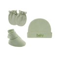 thumbnail image 1 of Gorro de bebé de una sola capa, europeo y americano, para recién nacidos, guantes antiarañazos, funda para pies, gorro para bebé, funda para pies, 1 of 6