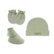 thumbnail image 1 of Gorro de bebé de una sola capa, europeo y americano, para recién nacidos, guantes antiarañazos, funda para pies, gorro para bebé, funda para pies, 1 of 6