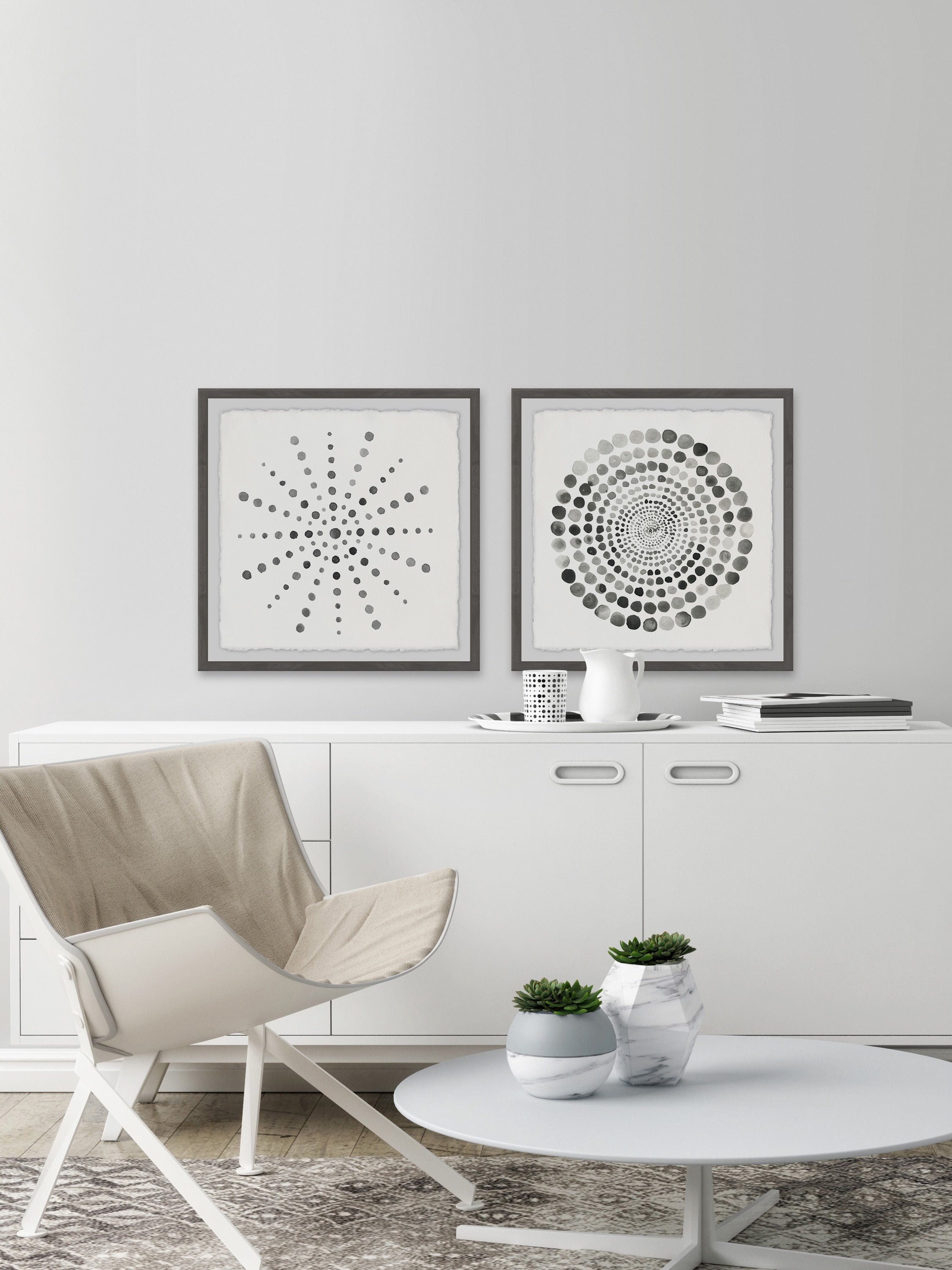 Marmont Hill Dotted Portal Diptych, Art Prints, 48.00" x 1.50"