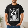 thumbnail image 2 of Raccoon and Opossum Moon Graphic T-Shirt, Unisex Classic Fit Tee, 2 of 9