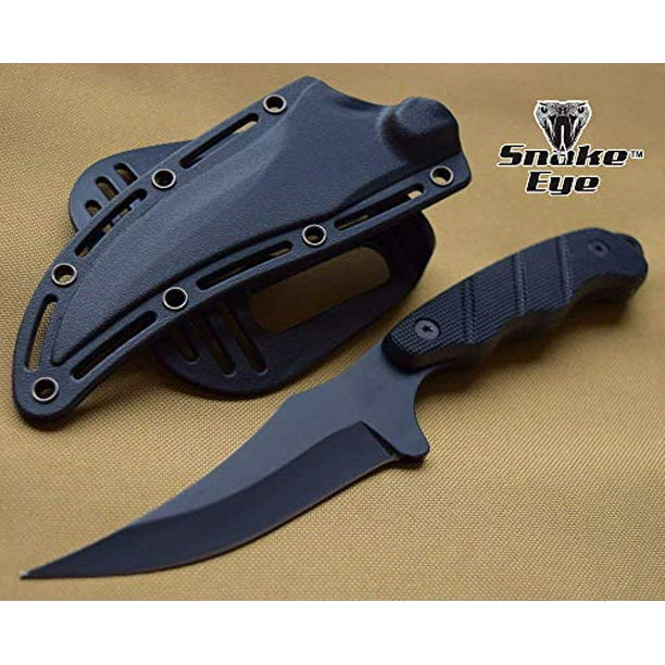 Snake Eye Tactical New Arrival Fixed Blade Hunting Skinning Knife With Nylon Fiber Hard Sheath Walmart Com Walmart Com